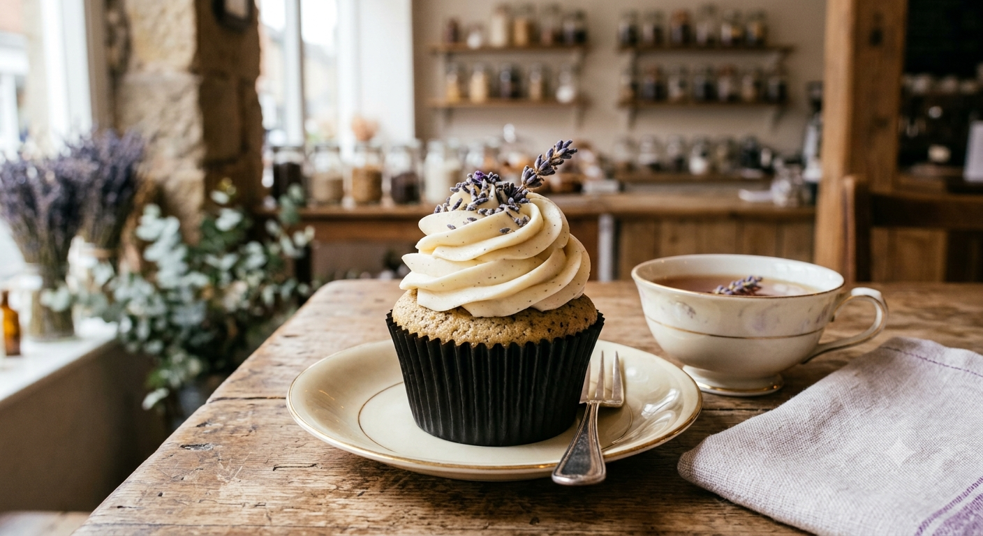 London Fog Cupcake